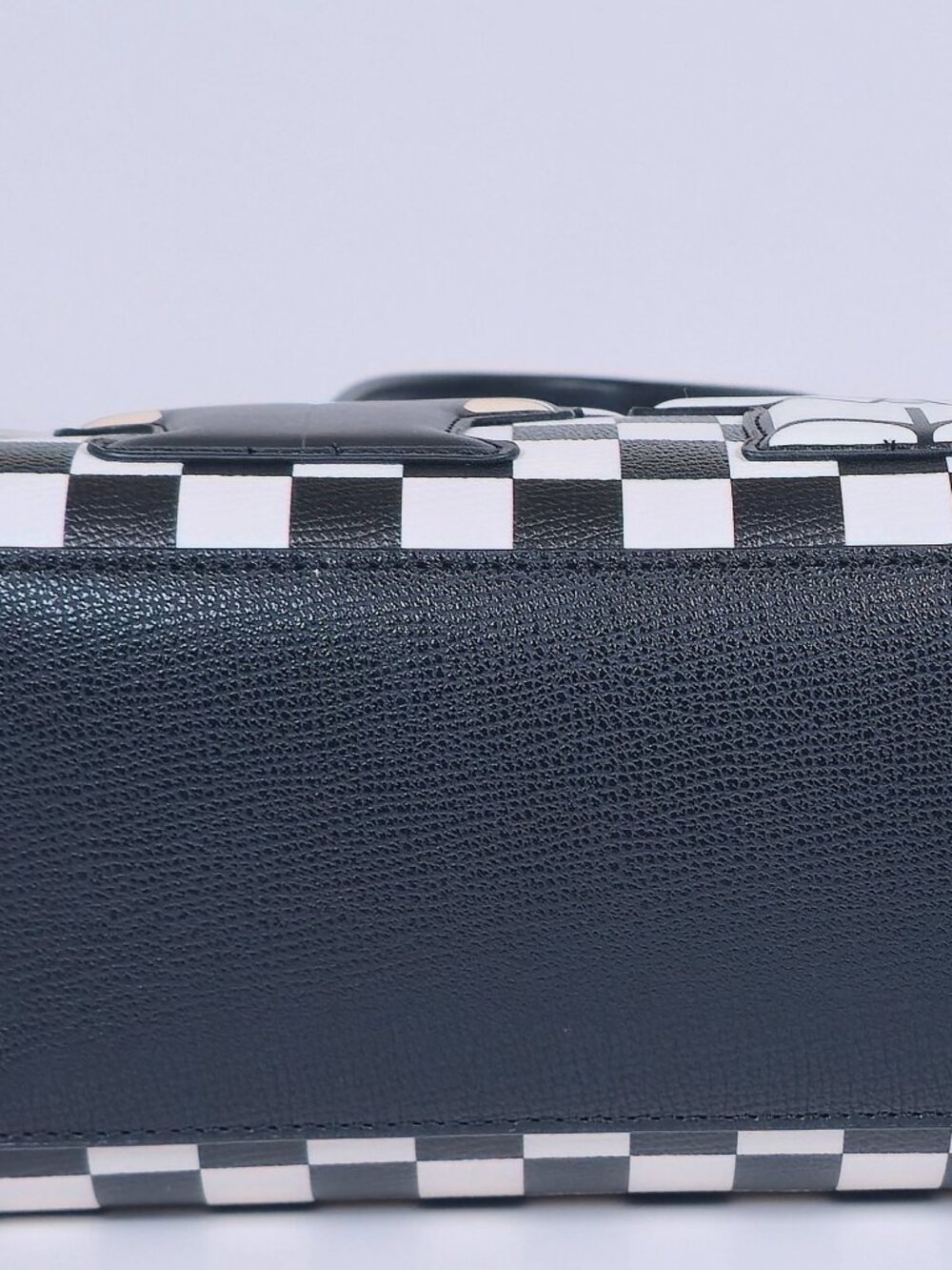 Karl Lagerfeld Paris Women's Maybelle Checkerboard Satchel Bag - Picture 8 of 9